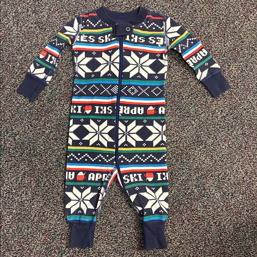 Hanna Andersson Apres Ski pajamas size 3-6mo
